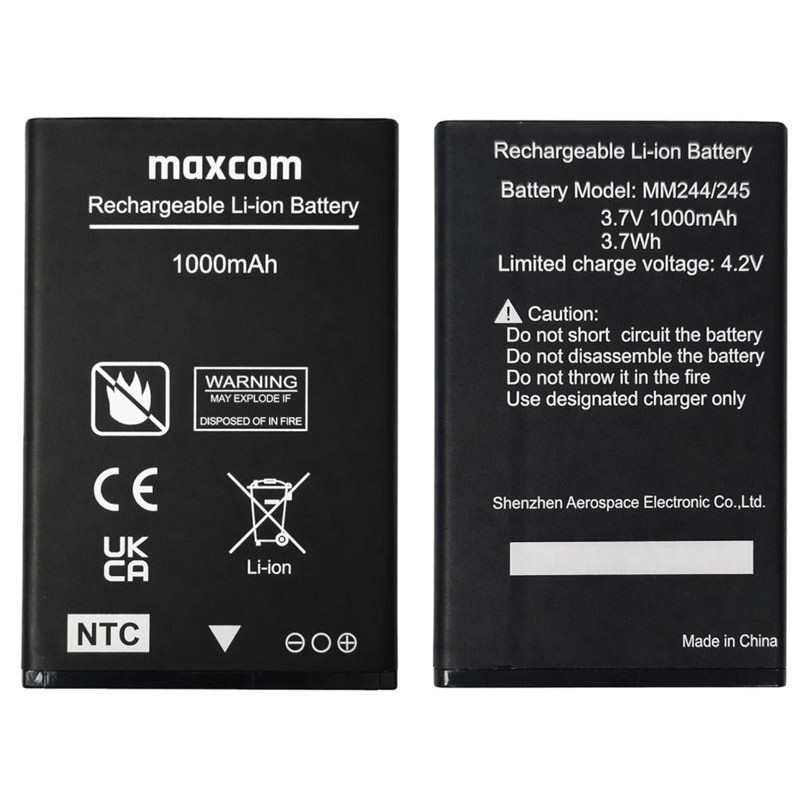 Bateria oryginalna Maxcom MM244 MM244L MM245 4G 1000mAh