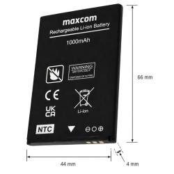 Bateria oryginalna Maxcom MM244 MM244L MM245 4G 1000mAh