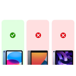 ETUI SMARTCASE na tablet Apple iPad 10 gen 2022 A2696 A2757 / iPad 11 gen 2025 A16 A3354 A3355 czerwone