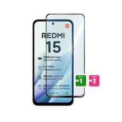9D SZKŁO hartowane na telefon Xiaomi Redmi 15 4G 25062RN2DE 25062RN2DY / Redmi 15 5G 25057RN09E FULL GLUE