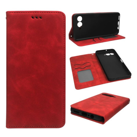Etui Smart Retro na telefon T-Mobile T Phone 3 5G / T-Mobile REVVL 8 5G czerwone
