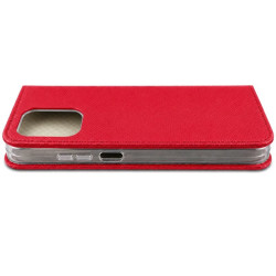 Etui Smart Magnet na telefon OPPO A6 4G / A6 5G / A6s 4G / A6s 5G / A6x 4G / A6x 5G / A6t 4G / A6t 5G / A6c 4G czerwone