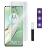 9H SZKŁO hartowane na telefon motorola edge 40 5G XT2303 UV + lampa