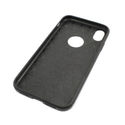 Etui Bumper Carbon Lux na telefon Apple iPhone XR A1984 czarne