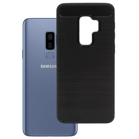 Etui Bumper Carbon LUX na telefon Samsung Galaxy S9+ G965 czarne