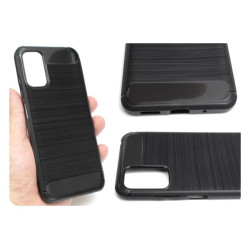 Etui Bumper Carbon LUX na telefon Xiaomi Redmi Note 10 5G / Poco M3 Pro 5G czarne
