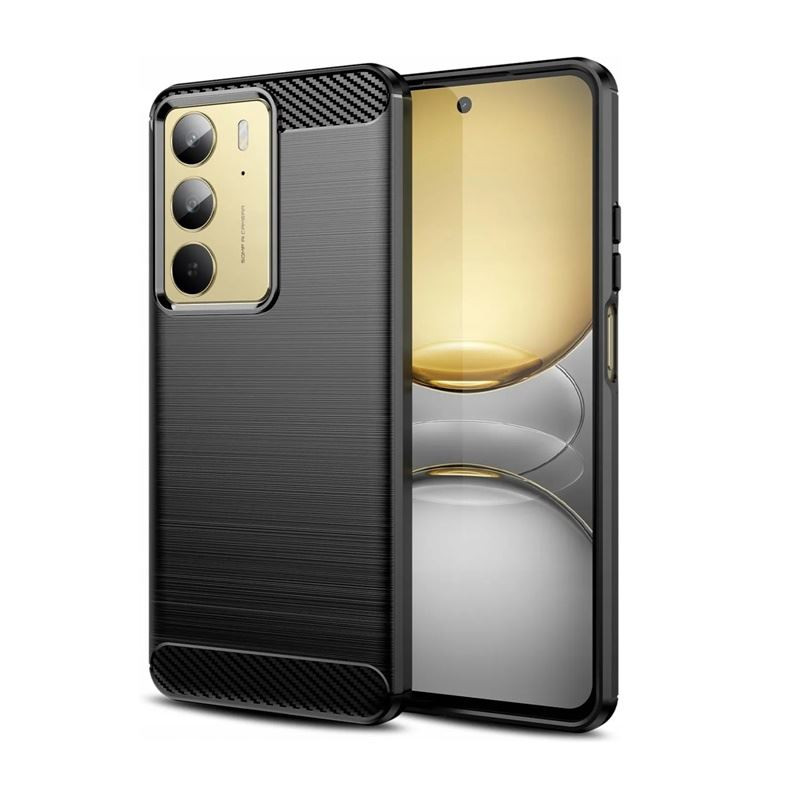 Etui Bumper Carbon Lux na telefon Realme C75 RMX3941 / 14x 5G RMX3943 czarne