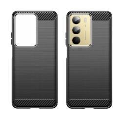 Etui Bumper Carbon Lux na telefon Realme C75 RMX3941 / 14x 5G RMX3943 czarne
