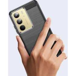 Etui Bumper Carbon Lux na telefon Realme C75 RMX3941 / 14x 5G RMX3943 czarne