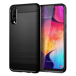 Etui Bumper Carbon LUX na telefon Samsung Galaxy A10 A105 czarne