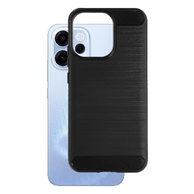 Etui Bumper Carbon Lux na telefon OPPO Reno 15F 5G / Reno 15FS 5G CPH2801 czarne