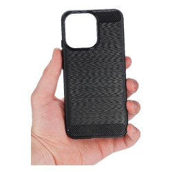 Etui Bumper Carbon Lux na telefon OPPO Reno 15F 5G / Reno 15FS 5G CPH2801 czarne