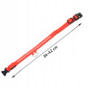 Obroża LED czerwona S 34-42cm - widoczność po zmroku