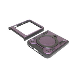 Etui Pancerne MAGNETIC na telefon motorola razr 50 5G XT2453 / razr 60 5G XT2553 fioletowe