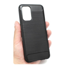Etui Bumper Carbon LUX na telefon OPPO A54 5G CPH2195 / A74 5G CPH2197 / A93 5G PEHM00 czarne