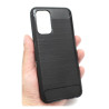 Etui Bumper Carbon LUX na telefon OPPO A54 5G CPH2195 / A74 5G CPH2197 / A93 5G PEHM00 czarne