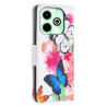 Etui Fancy Diary na telefon Infinix HOT 40i X6528B / Smart 8 X6525 motyle