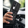Etui Pancerne CAMSHIELD Ring na telefon Vivo V70 FE 5G V2550 czarne
