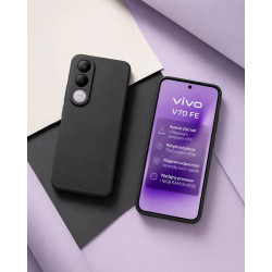 Etui Jelly Case na telefon Vivo V70 FE 5G czarne matowe