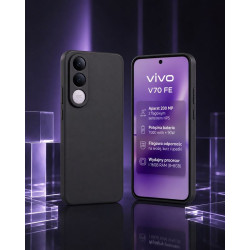 Etui Jelly Case na telefon Vivo V70 FE 5G czarne matowe