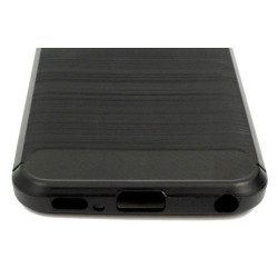 Etui Bumper Carbon Lux na telefon LG Q7 Q610EM / Q7+ Q610EA czarne