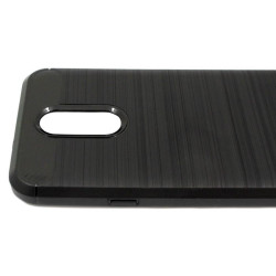 Etui Bumper Carbon Lux na telefon LG Q7 Q610EM / Q7+ Q610EA czarne