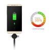 Kabel PC 3w1 iPhone Lightning - micro USB - USB-C REMAX LESU przewód biały