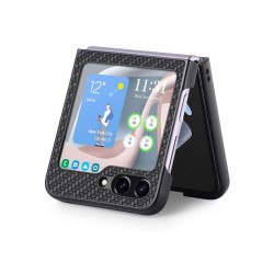 Etui Hard Case Carbon na telefon Samsung Galaxy Z Flip 6 5G F741 / Galaxy Z Flip 7 FE 5G F761 czarne
