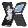 Etui Hard Case Carbon na telefon Samsung Galaxy Z Flip 6 5G F741 / Galaxy Z Flip 7 FE 5G F761 czarne
