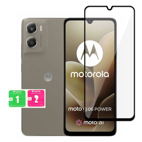 9H SZKŁO hartowane na telefon motorola moto g06 power XT2535-9 FULL 5D