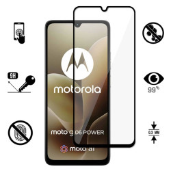 9H SZKŁO hartowane na telefon motorola moto g06 power XT2535-9 FULL 5D