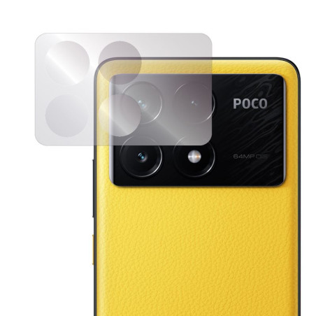 9H SZKŁO hartowane na telefon Xiaomi POCO X6 Pro 5G / Redmi K70e 5G tylny aparat 3D