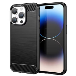 Etui Bumper Carbon Lux na telefon Apple iPhone 16 Pro A3293 czarne