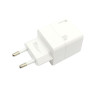 Ładowarka sieciowa U63 USB TYP C USB-C x 2 PD Power Delivery 35W QC Quick Charge 3.0 GaN biała Reverse