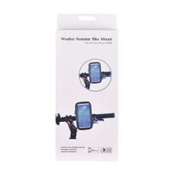 Uchwyt rowerowy WODOSZCZELNY 05 na telefon 6,5 - 6,8" cali 11 x 18 cm