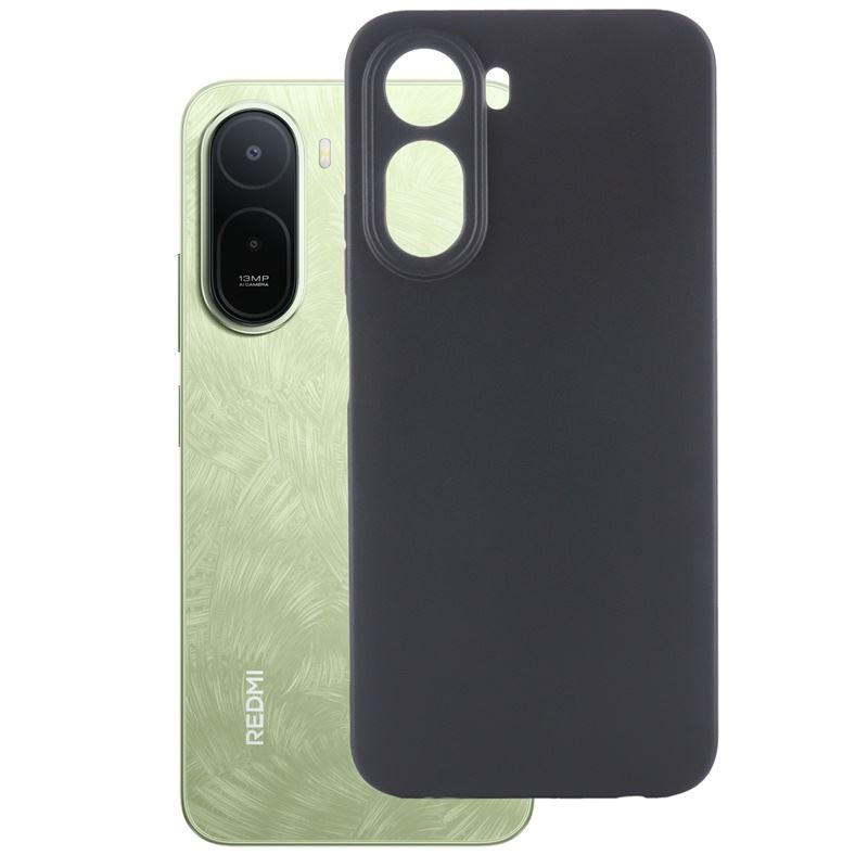 Etui Jelly Case na telefon Xiaomi Redmi A7 Pro 25128RN17A / POCO C81 Pro 25128PC17G czarne MATT