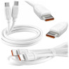 Kabel USB-C PD 240W 5A 1m - ładuj laptopa i smartfona