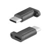 Adapter micro USB na USB-C 3.1 czarny z zawieszką
