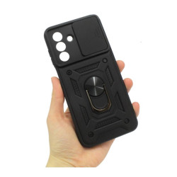 Etui pancerne CamShield Ring na telefon Samsung Galaxy A26 5G / A17 5G / A17 4G czarne