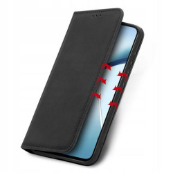 Etui Smart Retro na telefon TCL 60 5G T521H / 60R 5G T519H czarne