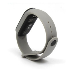 Opaska / pasek do smartband Xiaomi Mi Band 5 / 6 / 6 NFC / 7 szara