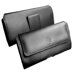 Etui Kabura skórzana A2E CRAZY 3D XXXL na telefon do paska czarna