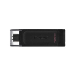 Pendrive Kingston DataTraveler 70 128GB USB-C czarny | Szybki transfer danych | pendrajw pamięć przenośna