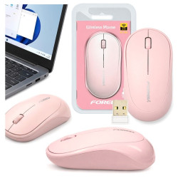 Myszka bezprzewodowa różowa FV-185 do laptopa