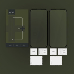 9H SZKŁO hartowane na telefon Apple iPhone 16 A3287 HOFI GLASS PRO+ 2szt czarne