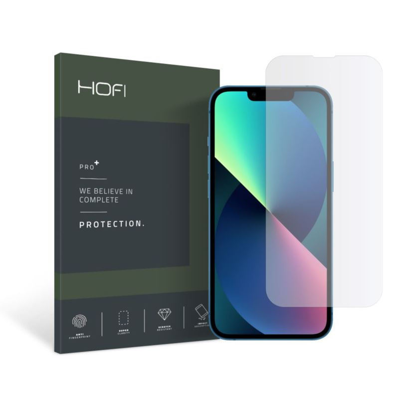 7H SZKŁO hybrydowe na telefon Apple iPhone 13 A2482 / 13 Pro A2638 / 14 A2882 / 16e A3409 / 17e A3634 HOFI GLASS PRO+