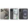 9H SZKŁO hartowane na telefon Apple iPhone 15 A3090 / 15 Pro A3102 / 16 A3287 FULL 5D
