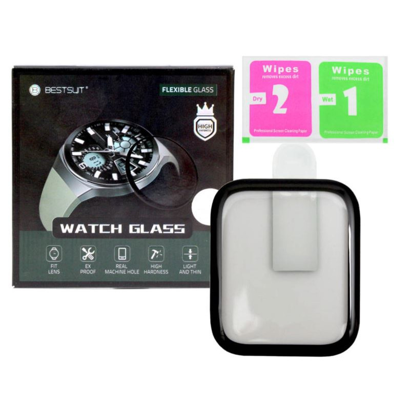 7H SZKŁO hartowane na smartwatch Apple Watch 4 5 6 SE SE2 44mm 7 8 45mm FLEXIBLE