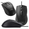 Mysz optyczna przewodowa na kablu 1,2m MXHM-01 do komputera laptopa czarna
