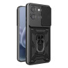 Etui Pancerne CAMSHIELD Ring na telefon motorola moto g86 5G XT2527-2 / moto g86 power 5G XT2527-7 czarne